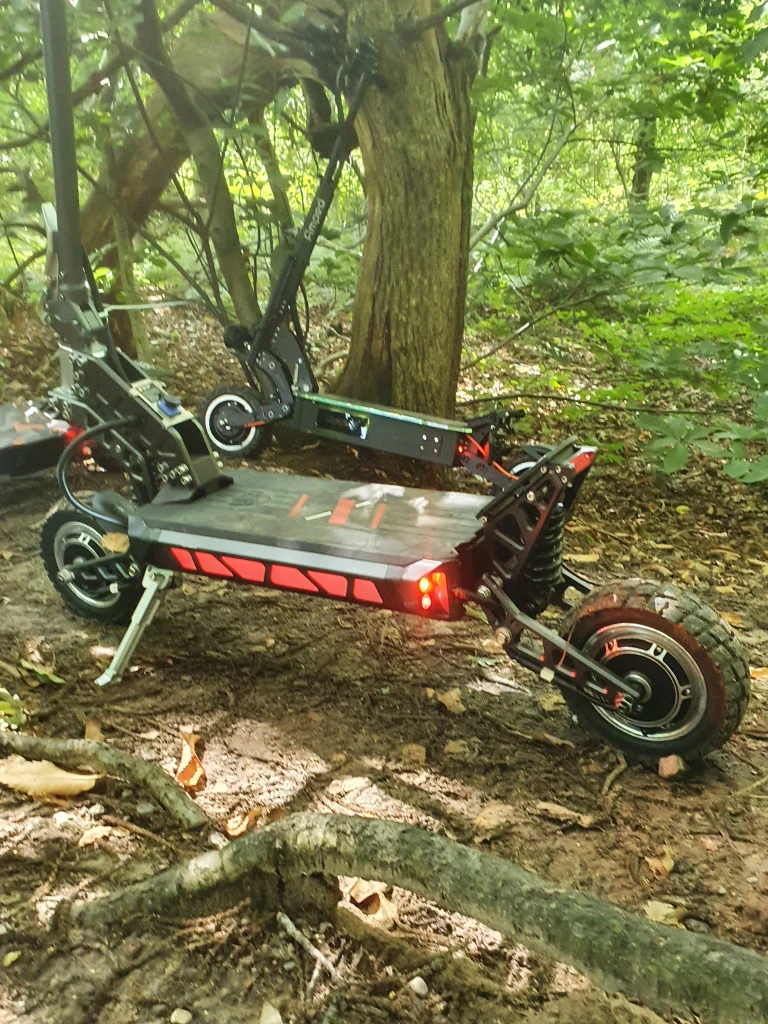 Electric off-road scooter.